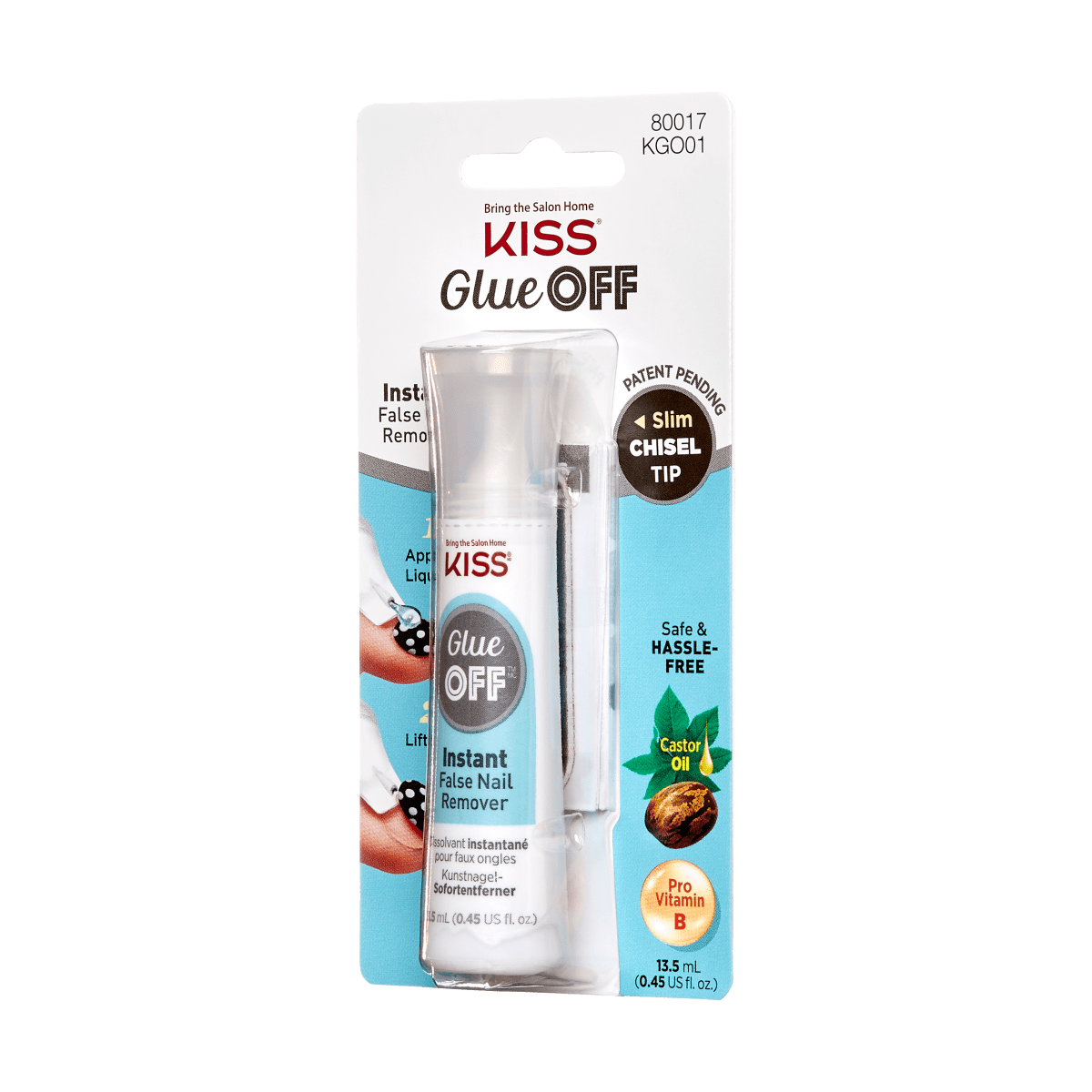 Removedor Instantáneo de Uñas Postizas Glue Off - KISS