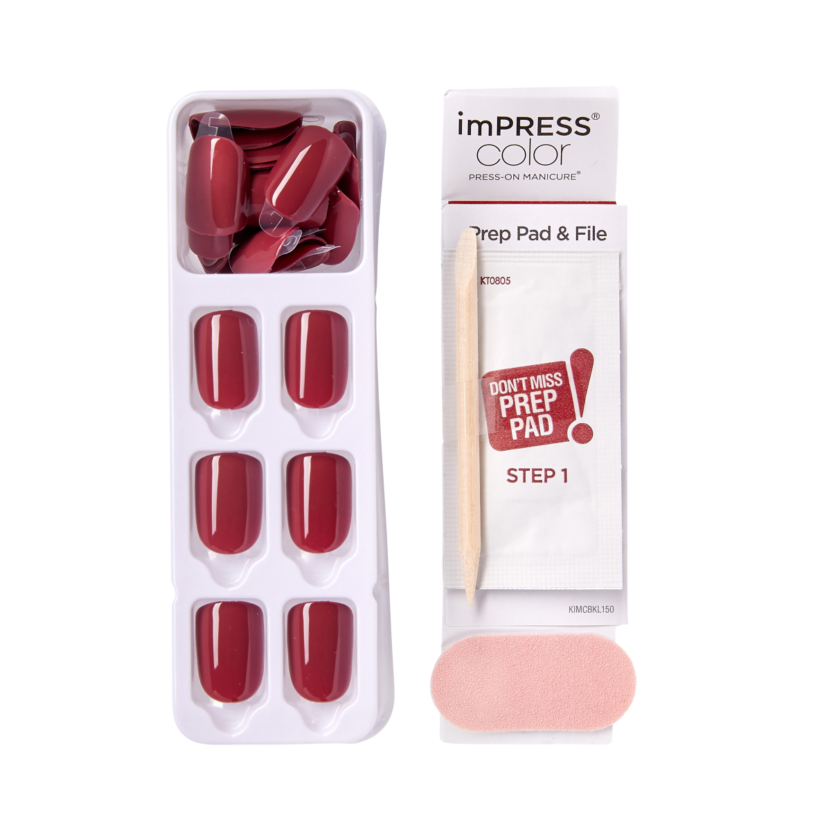 imPRESS Color Espress(y)ourself - Uñas Press-On Rojo Elegante