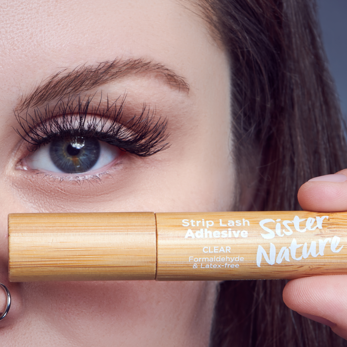 Kit KISS Sister Nature - Pestañas Naturales + Pegamento Profesional