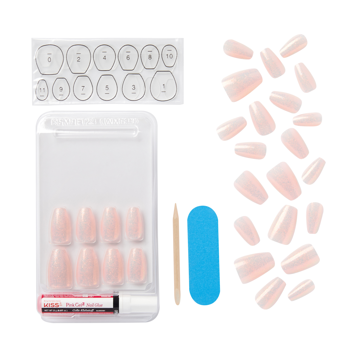 Uñas Postizas Coffin Rosas - Cozy Meets Cute