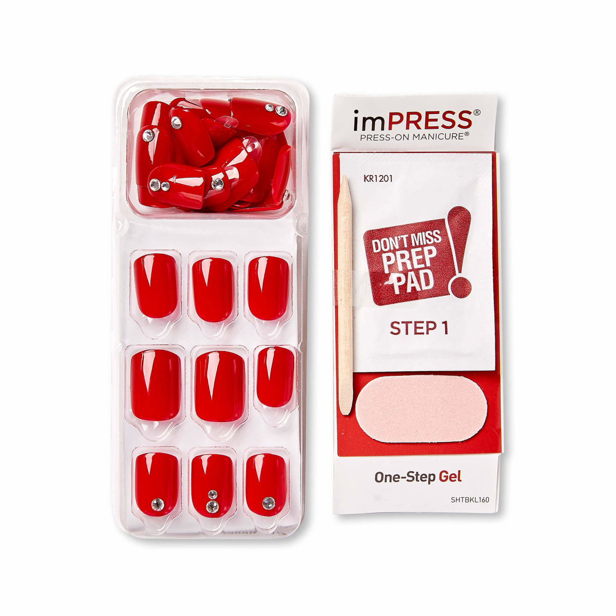 Uñas imPRESS Press-On Rojas - Kill Heels