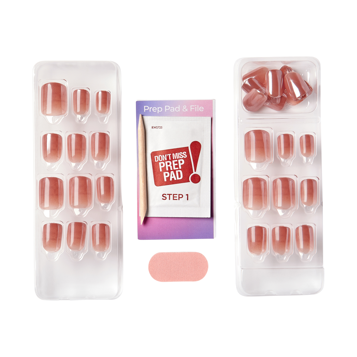 Uñas colorFX by imPRESS Press-On Nude Brilloso - Last Call