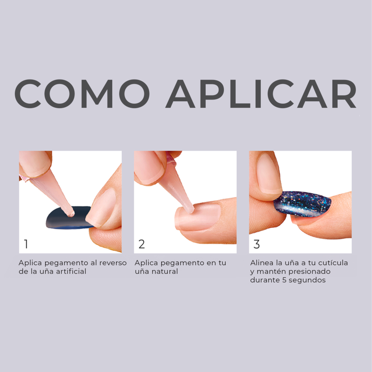 Salon Acrylic Uñas Punta Francesa Negro Coffin - Flame