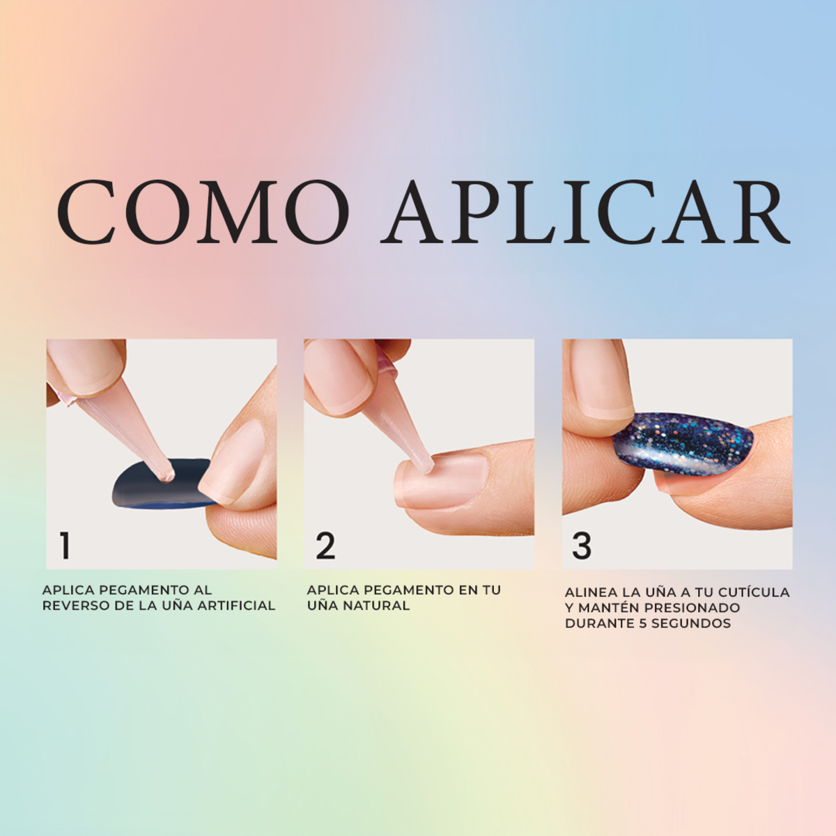 KISS Salon Acrylic Uñas Punta Francesa Natural Corta - Breathtaking