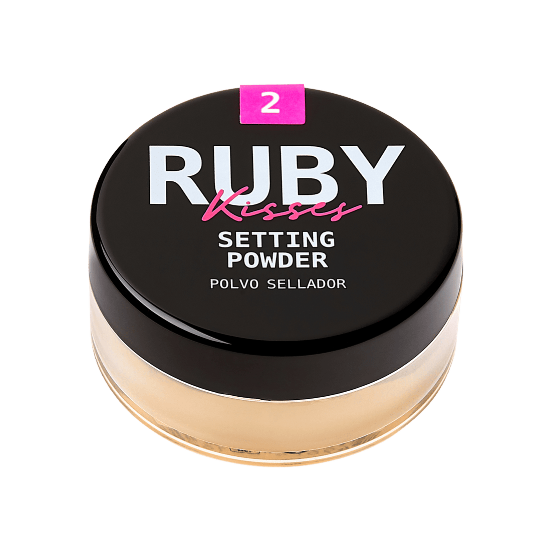Ruby Kisses "Fix&Forget"Setting Powder Banana