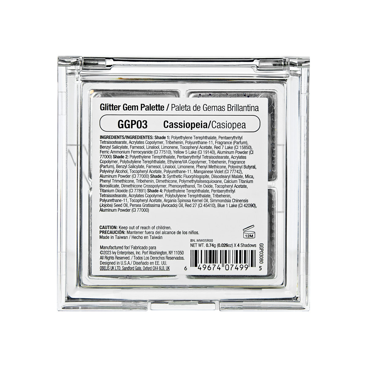 Glitter Gem Palette - Cassiopeia