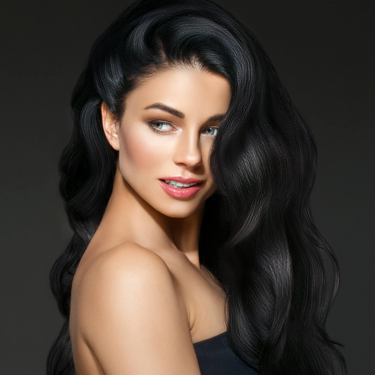 KISS Colors & Care Tintation Semi-Permanent Color - Jet Black