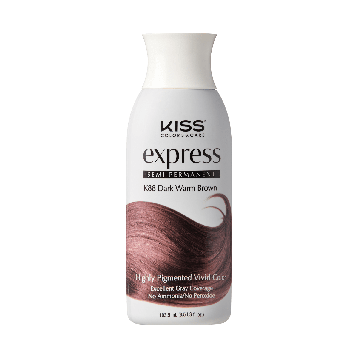 KISS Colors & Care Semi-Permanent Dark Warm Brown