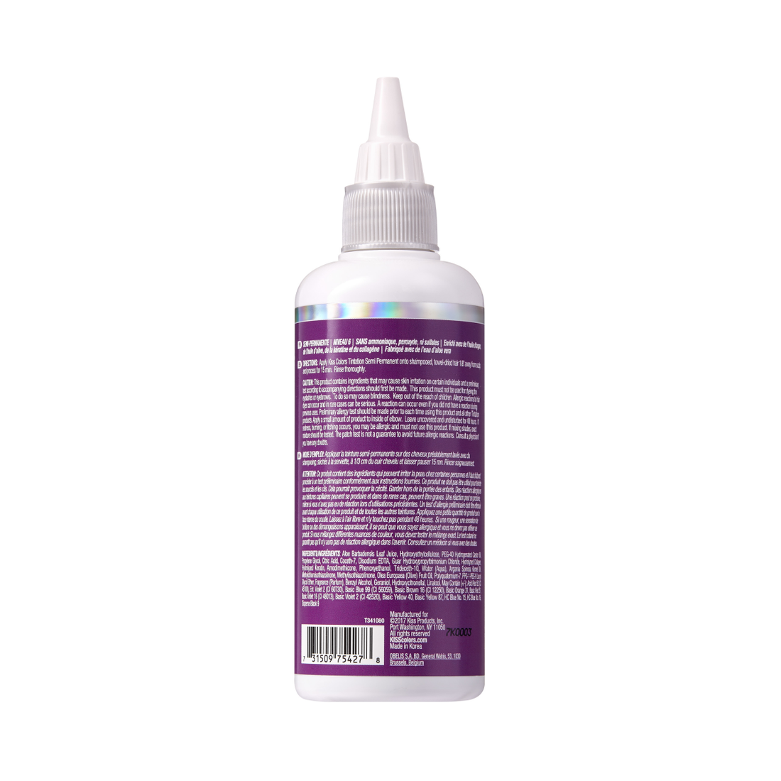KISS Colors & Care Tintation Semi-Permanent Intense Purple