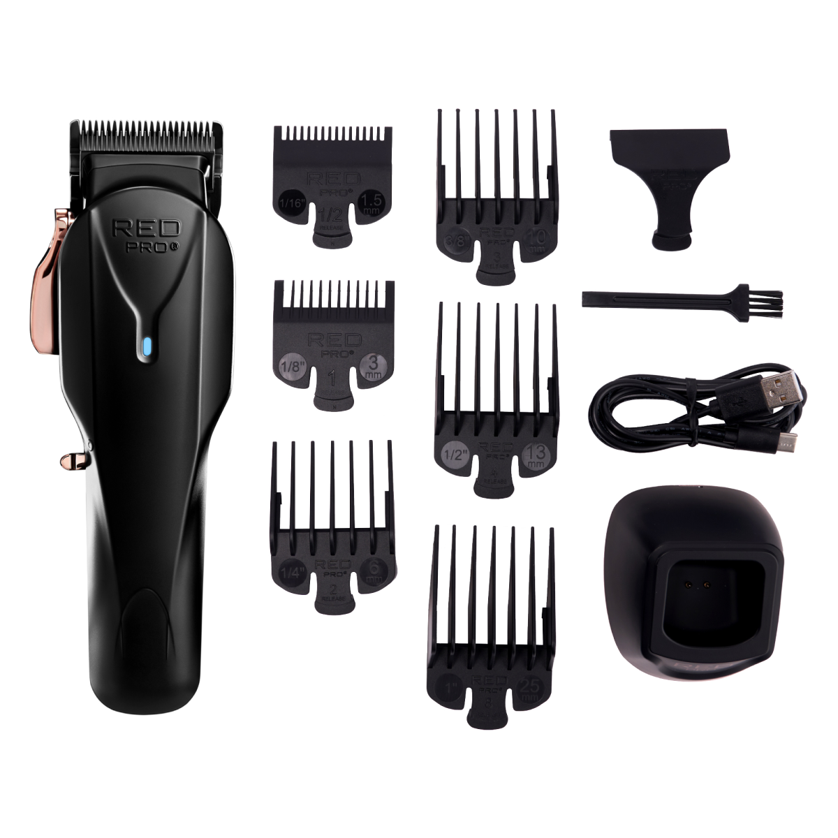 RED PRO by KISS Clipper Inalámbrica Profesional – Negro Matte