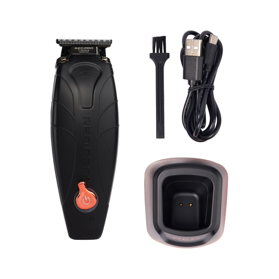 RED PRO by KISS Trimmer Inalámbrica Profesional – Negro Matte