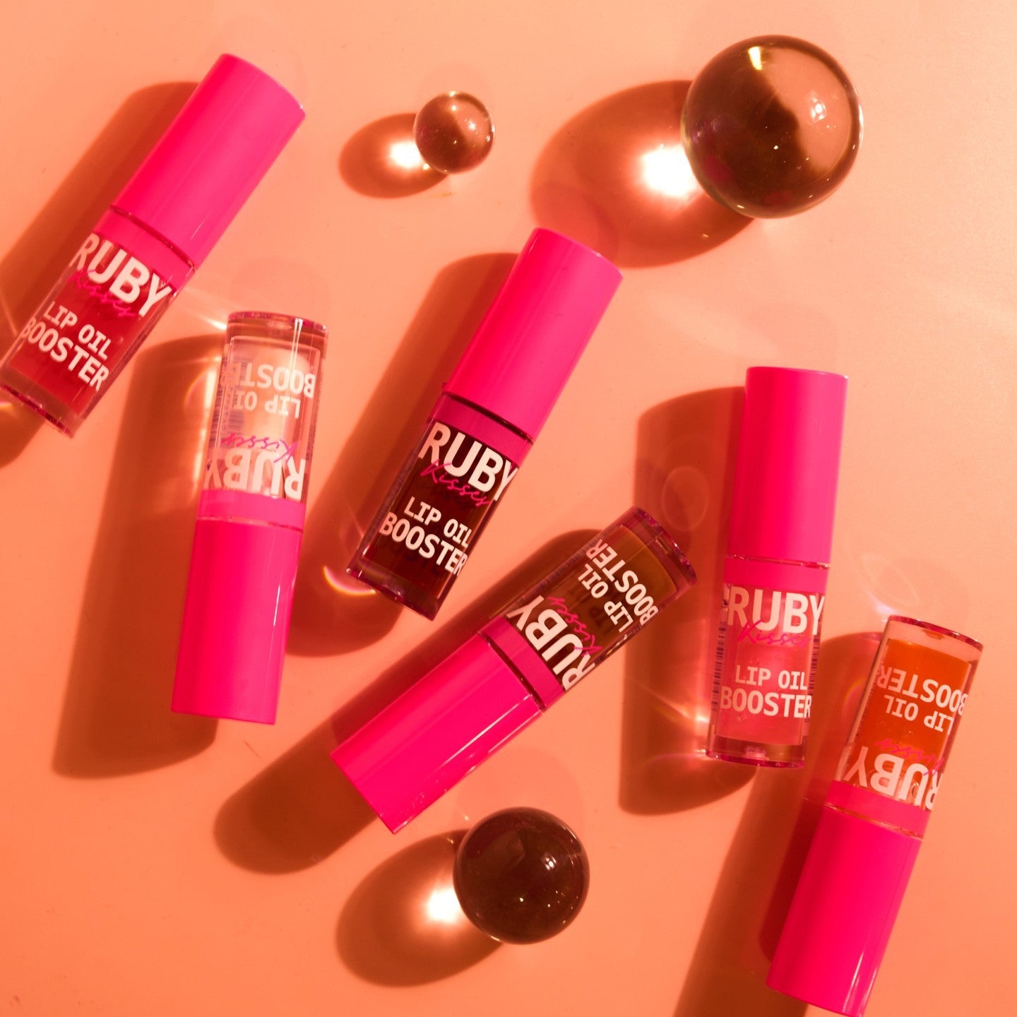 Ruby Kisses Lip Oil Booster - Honey Waffles