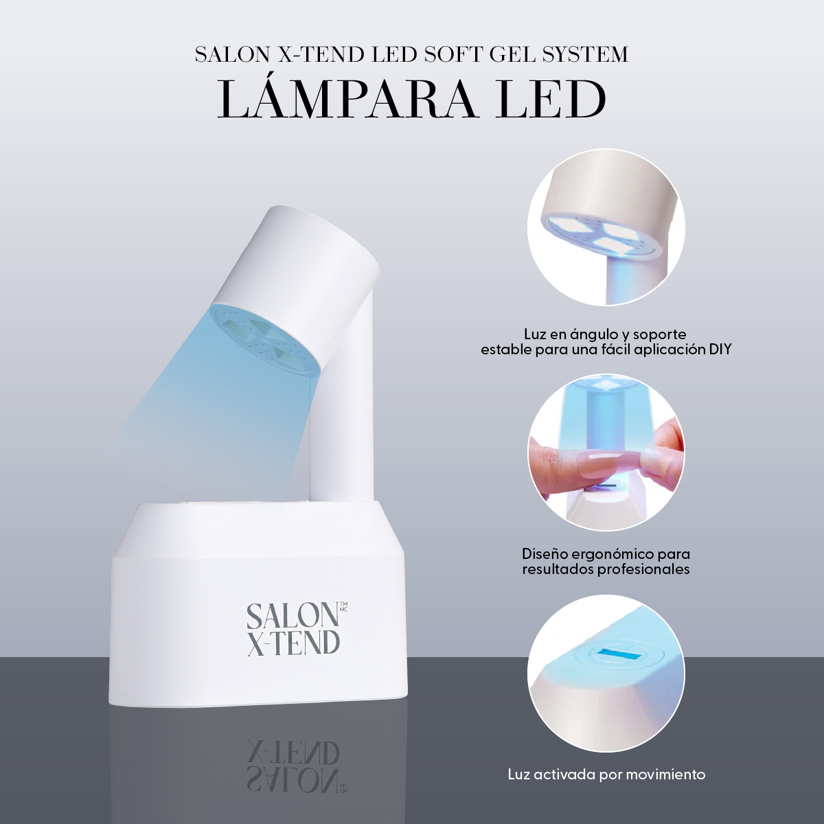 Uñas Postizas Almond Flores Salon X-tend - Red Flags