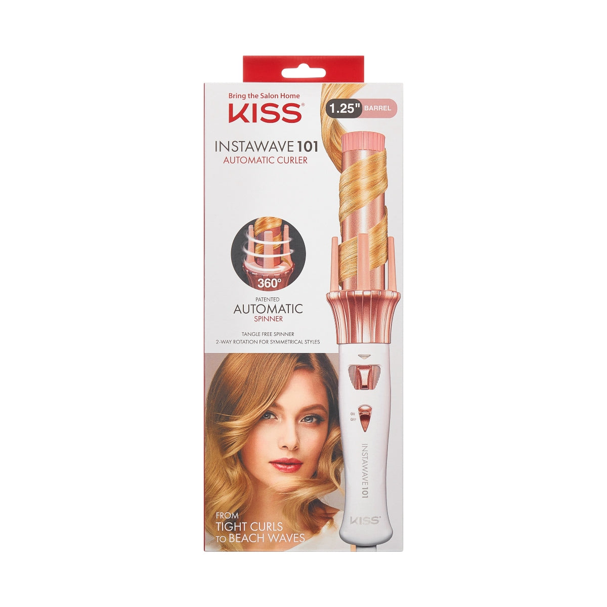 KISS Colors & Care Instawave 101 Automatic Curler 1¼"