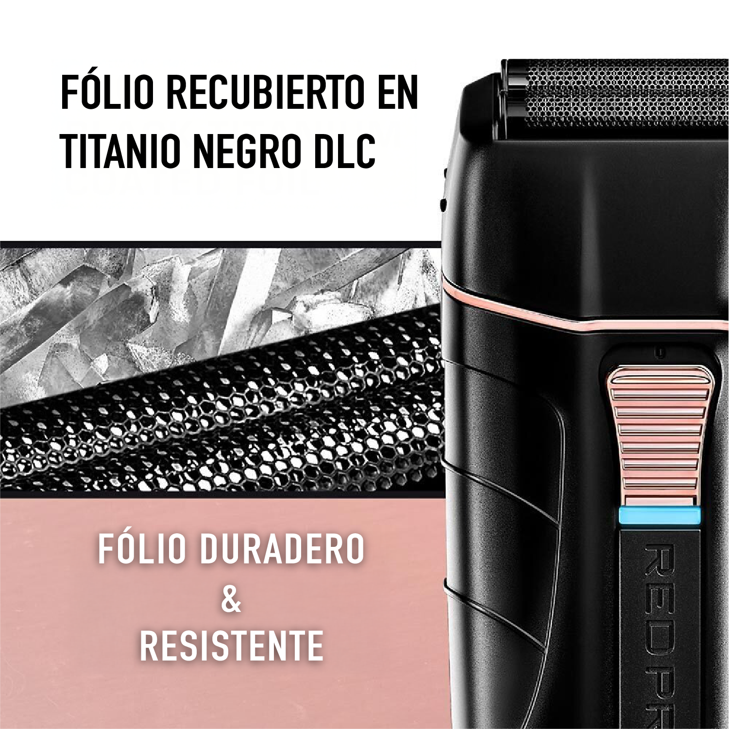 RED PRO by KISS Shaver Inalámbrica Profesional – Negro Matte