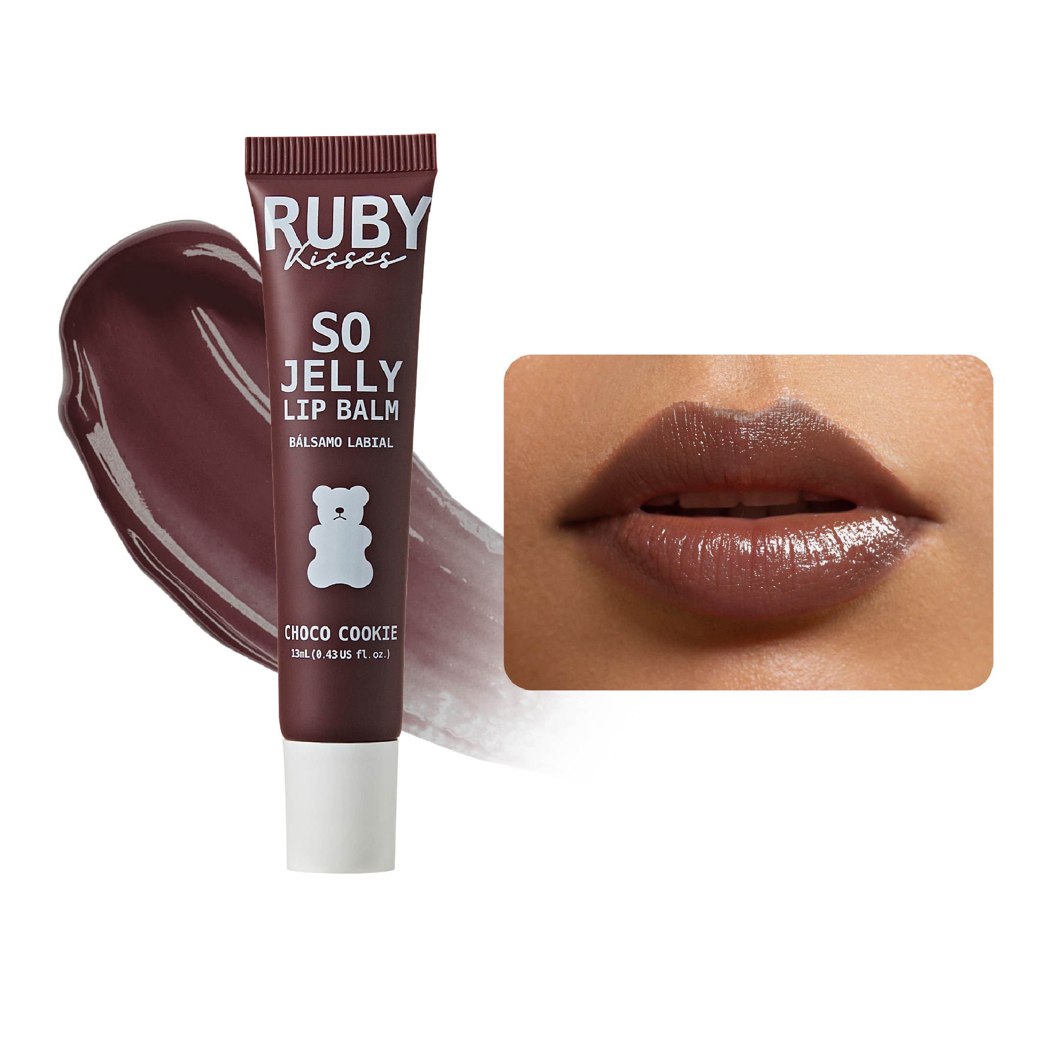 Ruby Kisses So Jelly Tinted Lip Balm - Choco-Cookie