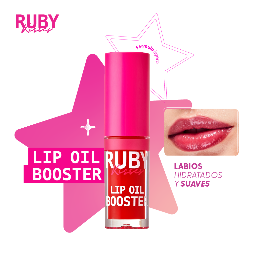 Ruby Kisses Lip Oil Booster - Hot Cherry