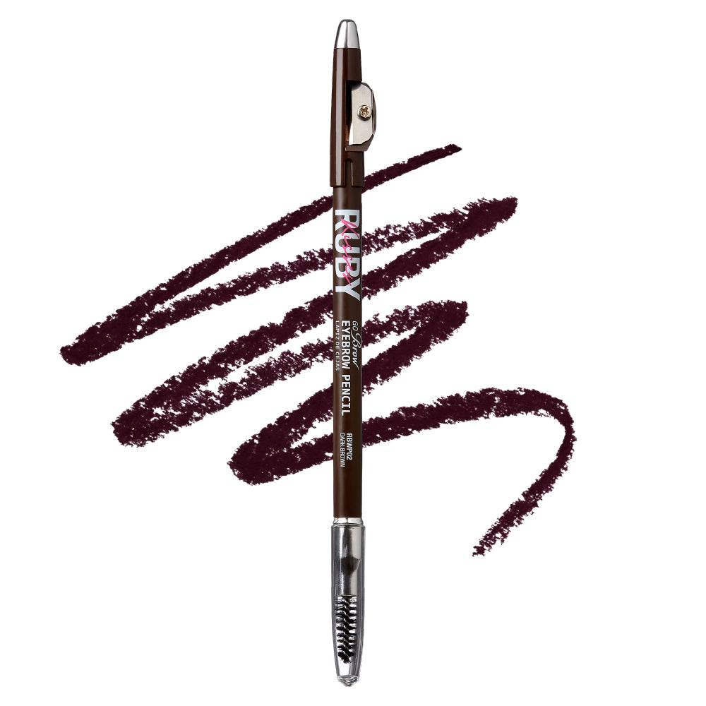 Ruby Kisses Eyebrow wooden pencil Dark Brown
