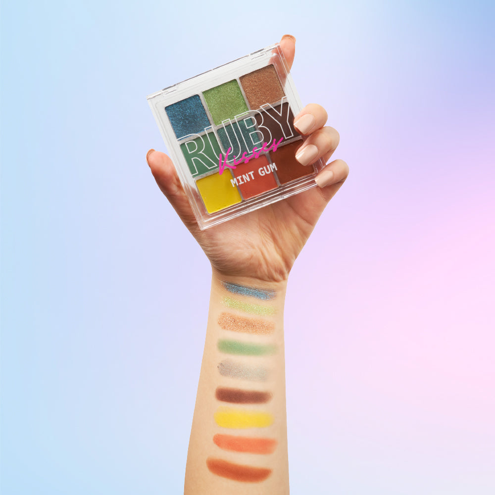 Ruby Kisses Makeup Palette - 9 Mint Gum