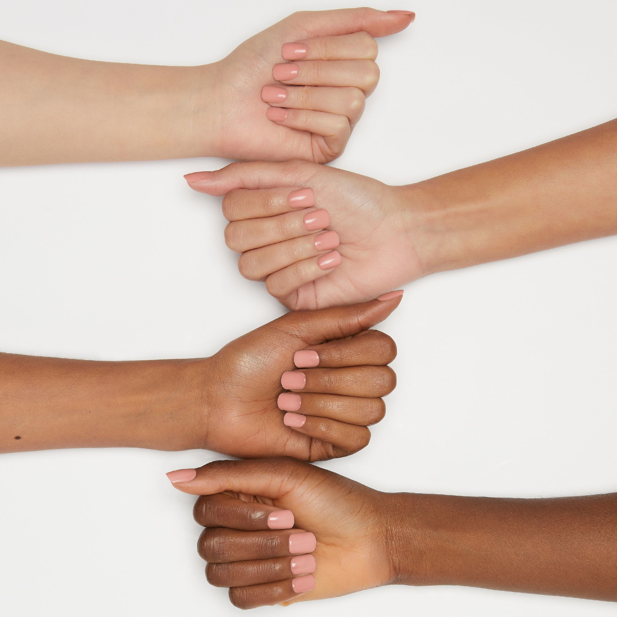 Uñas Press-On Rosa Opaco - Sandbox