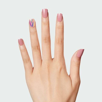 Uñas postizas imPRESS Miracle rosa tornasol sin pegamento