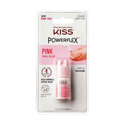 Powerflex Pink Pegamento para Uñas Gotero - KISS