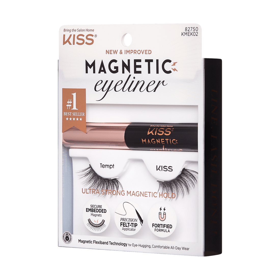 KISS Magnetic Eyeliner & Lash Kit Tempt