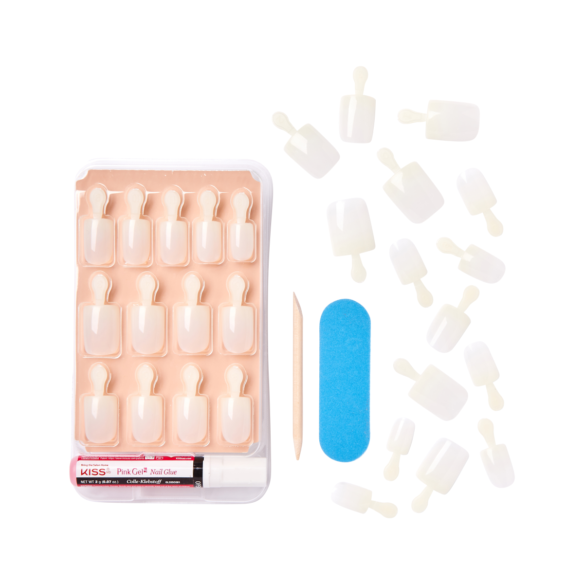 KISS Salon Acrylic Uñas Naturales - Brief Encounter