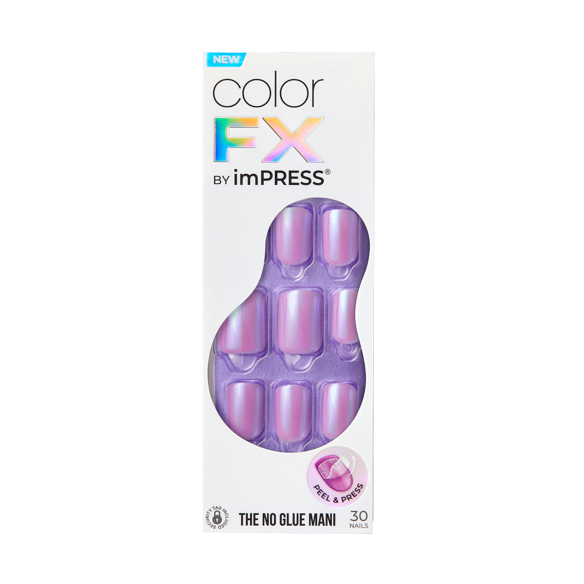 Uñas Press-On colorFX Moradas - Wonder