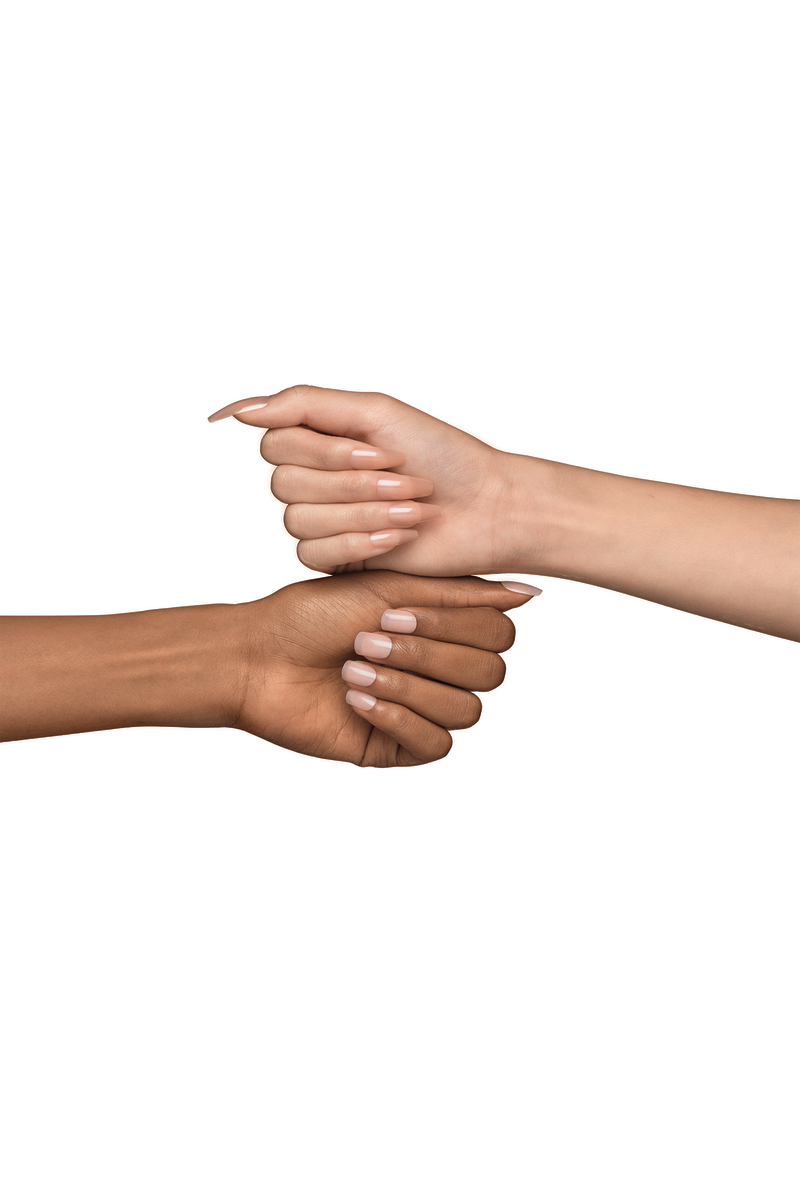 Uñas Postizas Bare But Better Coffin Largas - Nude Drama