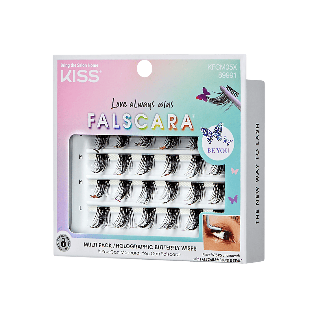 Pride Multi Pack 24 Clusters Pestañas Postizas - Holographic Butterfly Wisps