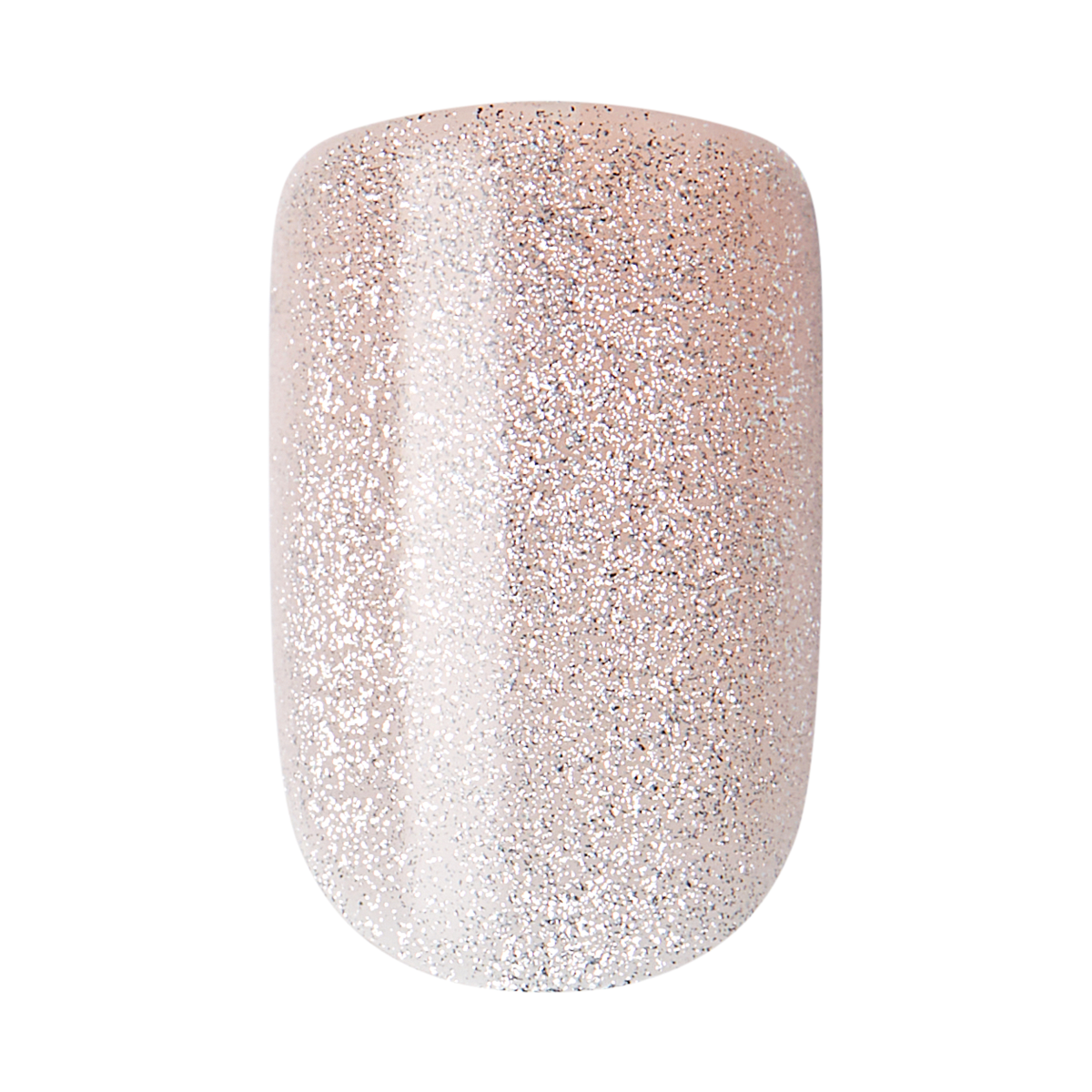 KISS Gel Fantasy Magnetic Uñas Postizas Plata Cuadradas - Dignity