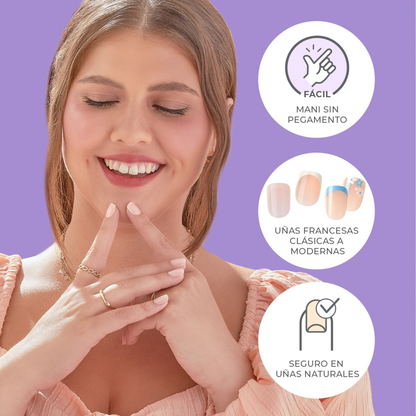 Uñas imPRESS Estilo Francés Press-On - Model