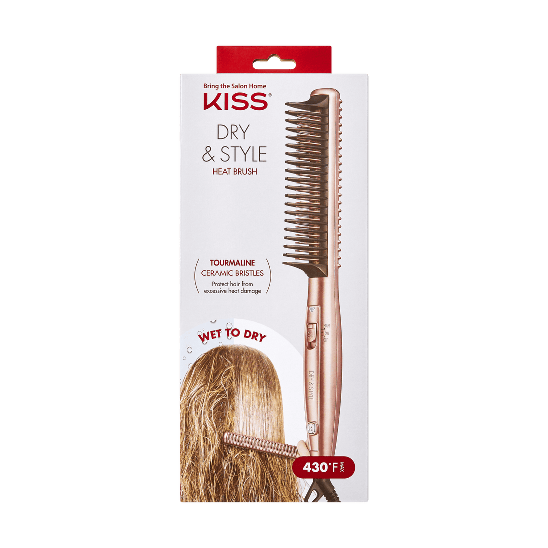 KISS Dry & Style Heat Brush