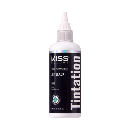 KISS Colors &amp; Care Tintation Semi-Permanent Color - Jet Black
