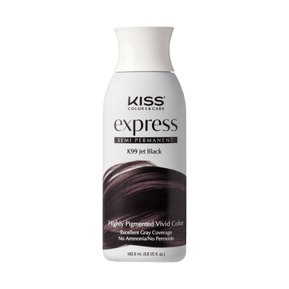 KISS Colors &amp; Care Semi-Permanent Jet Black