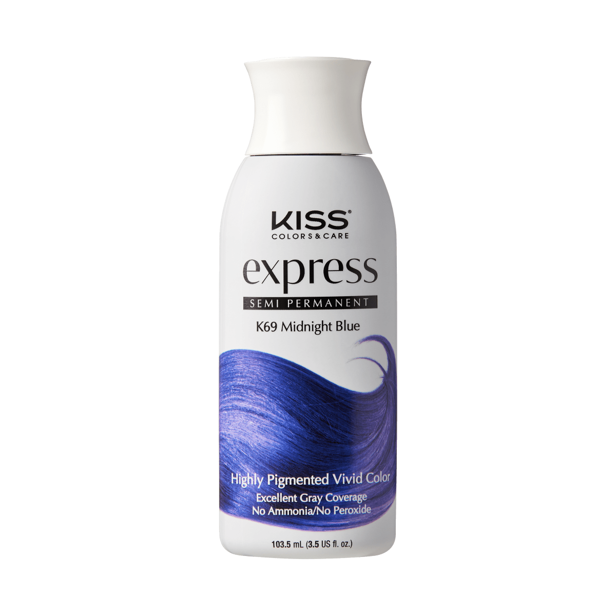 KISS Colors &amp; Care Semi-Permanent - Midnight Blue