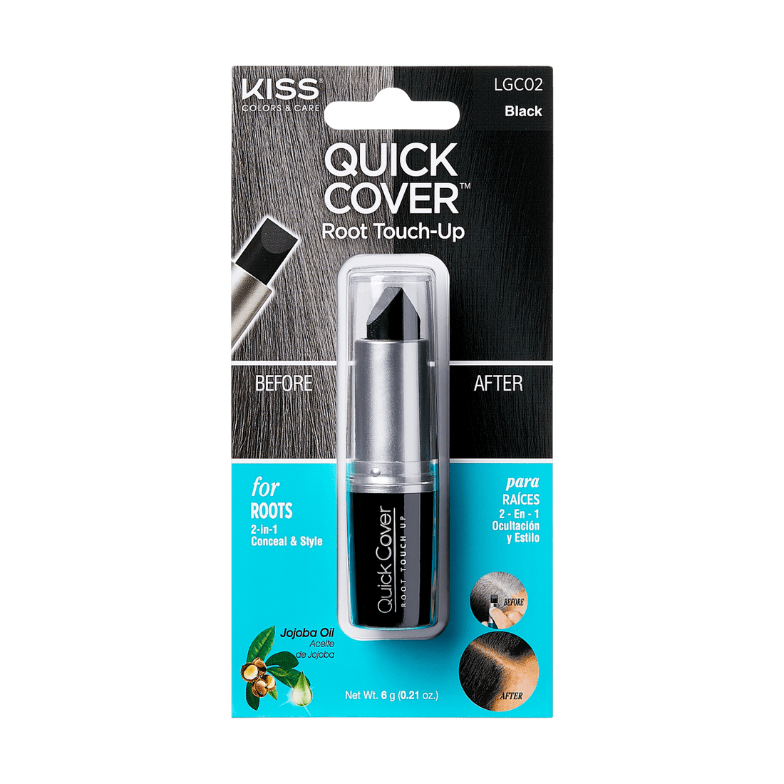 KISS Colors & Car Temp Blend-Away - Black
