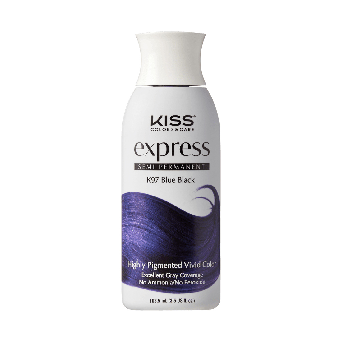 KISS Colors & Care Semi-Permanent Blue Black