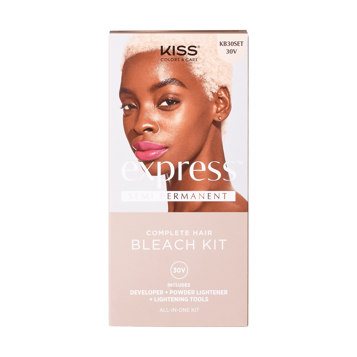KISS Colors &amp; Care Express Color Hair Bleach Set 30V