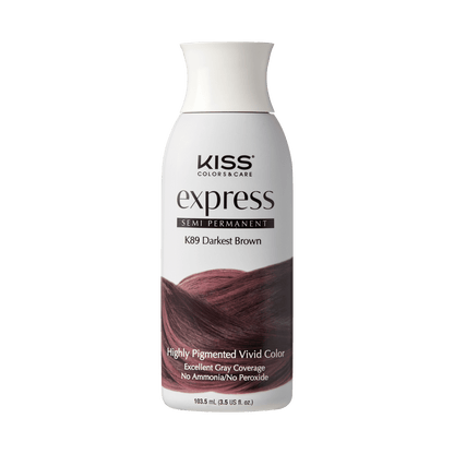 KISS Colors &amp; Care Semi-Permanent Darkest Brown