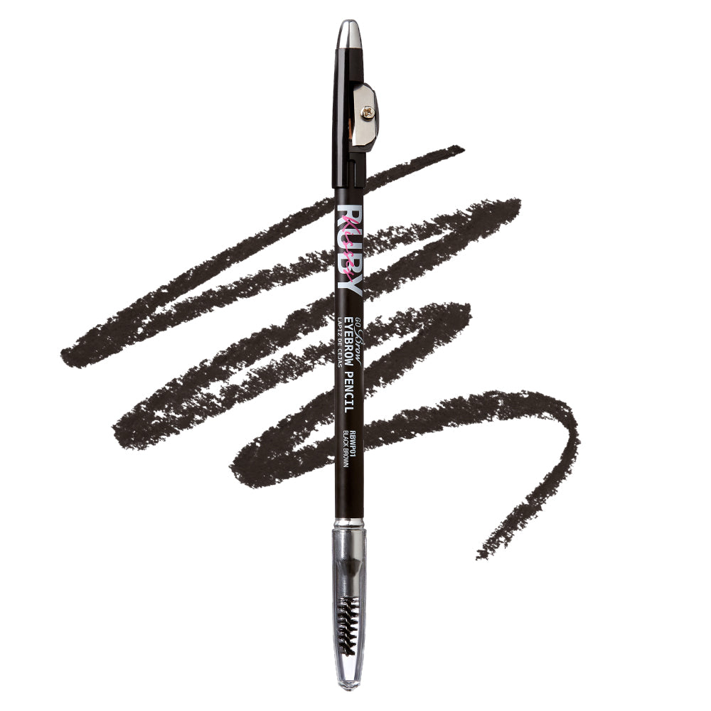 Ruby Kisses Eyebrow wooden pencil Black Brown