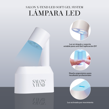 Uñas Postizas Almond Flores Salon X-tend - Red Flags