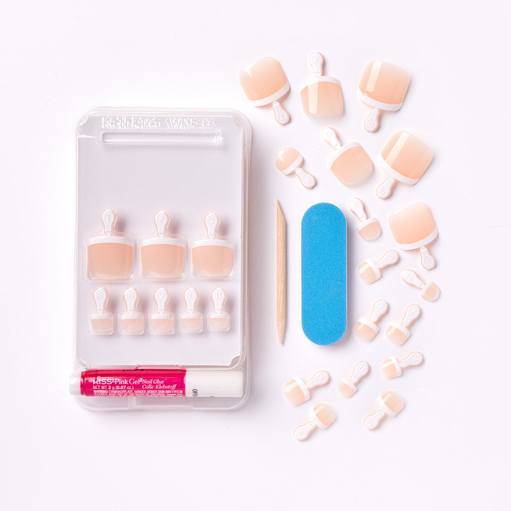 Uñas para Pies Punta Francés - Walk Away - Walk Away