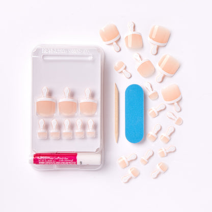 Uñas para Pies Punta Francés - Walk Away - Walk Away