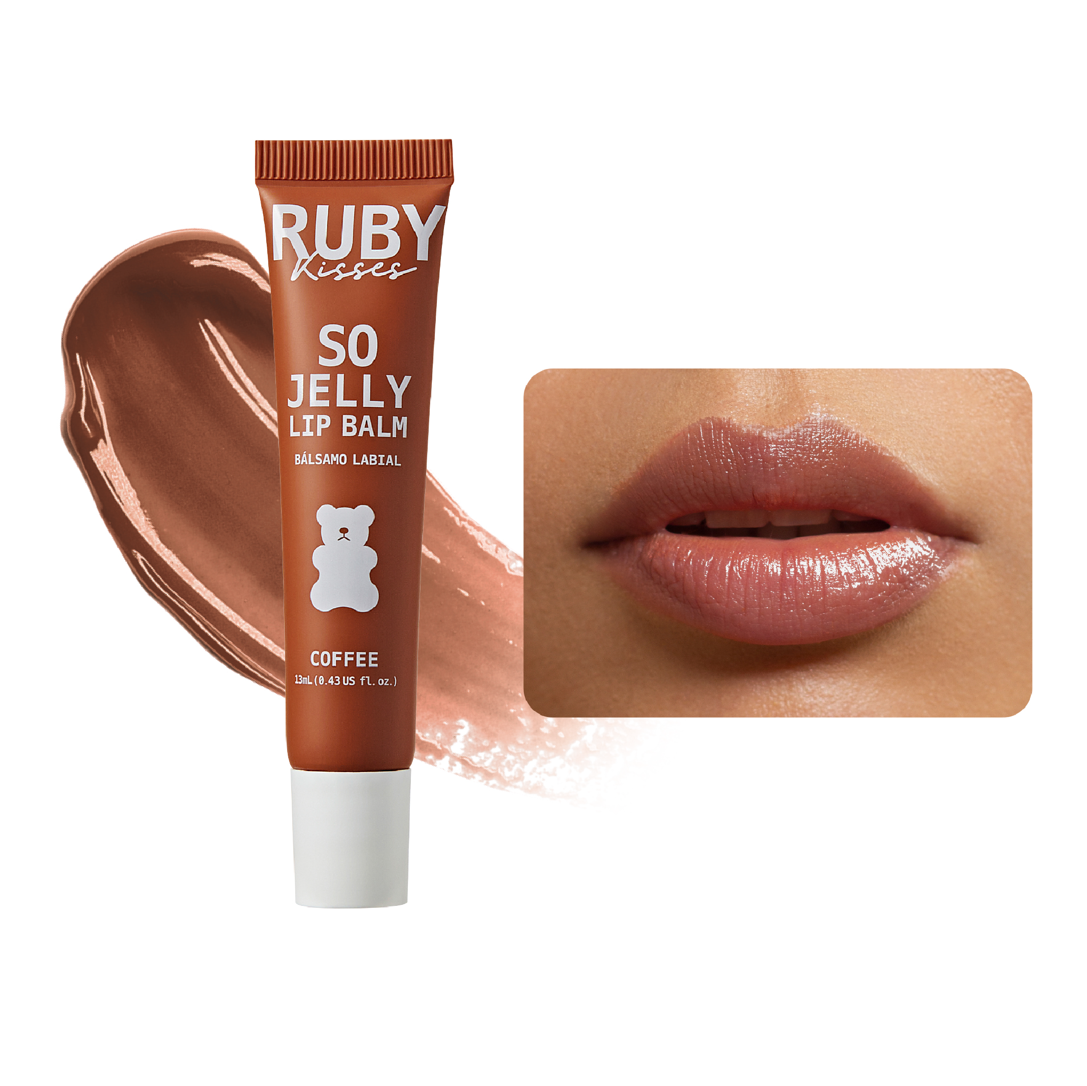 Ruby Kisses So Jelly Tinted Lip Balm - Coffee