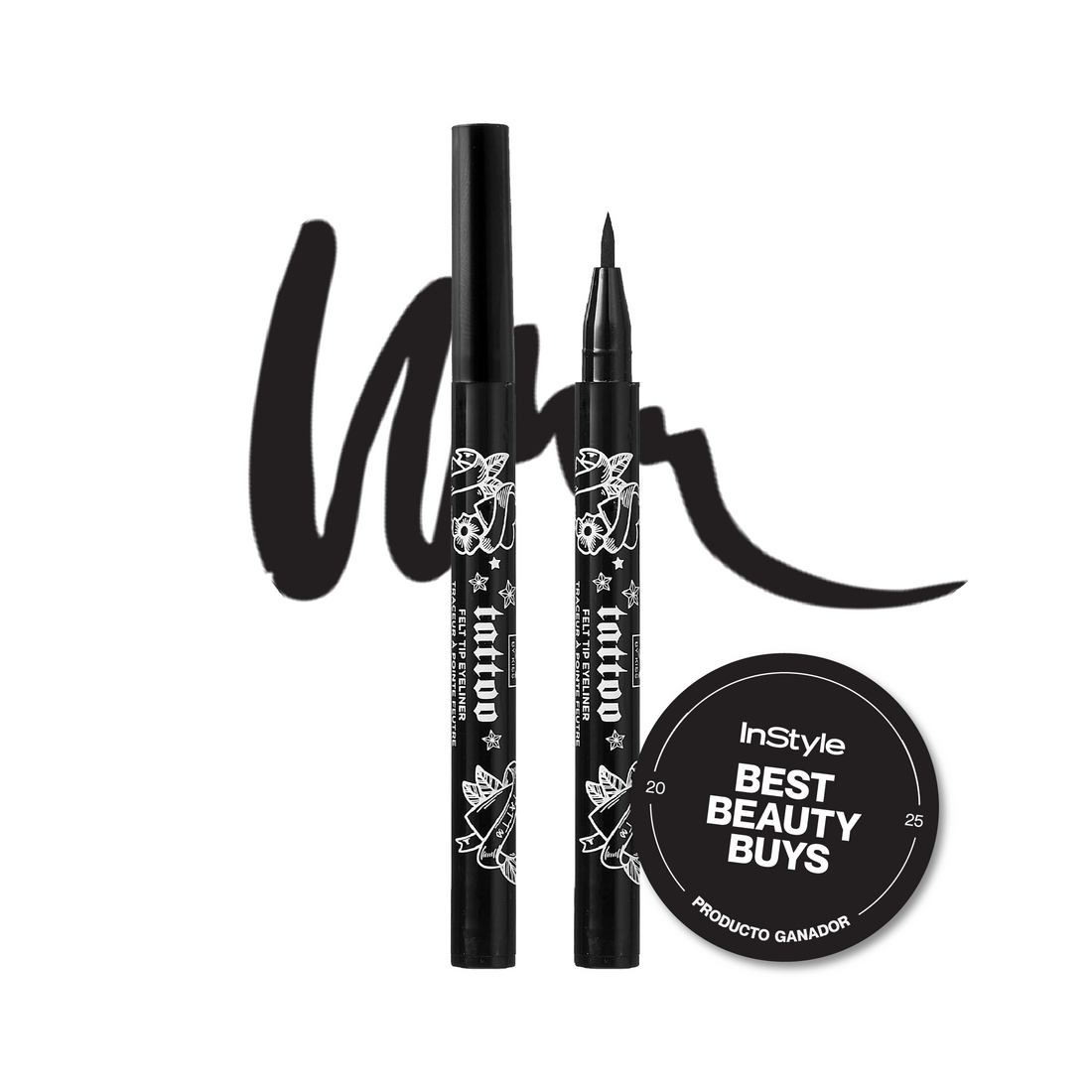 Ruby Kisses Delineador de Ojos Tattoo Negro BLACKEST BLACK