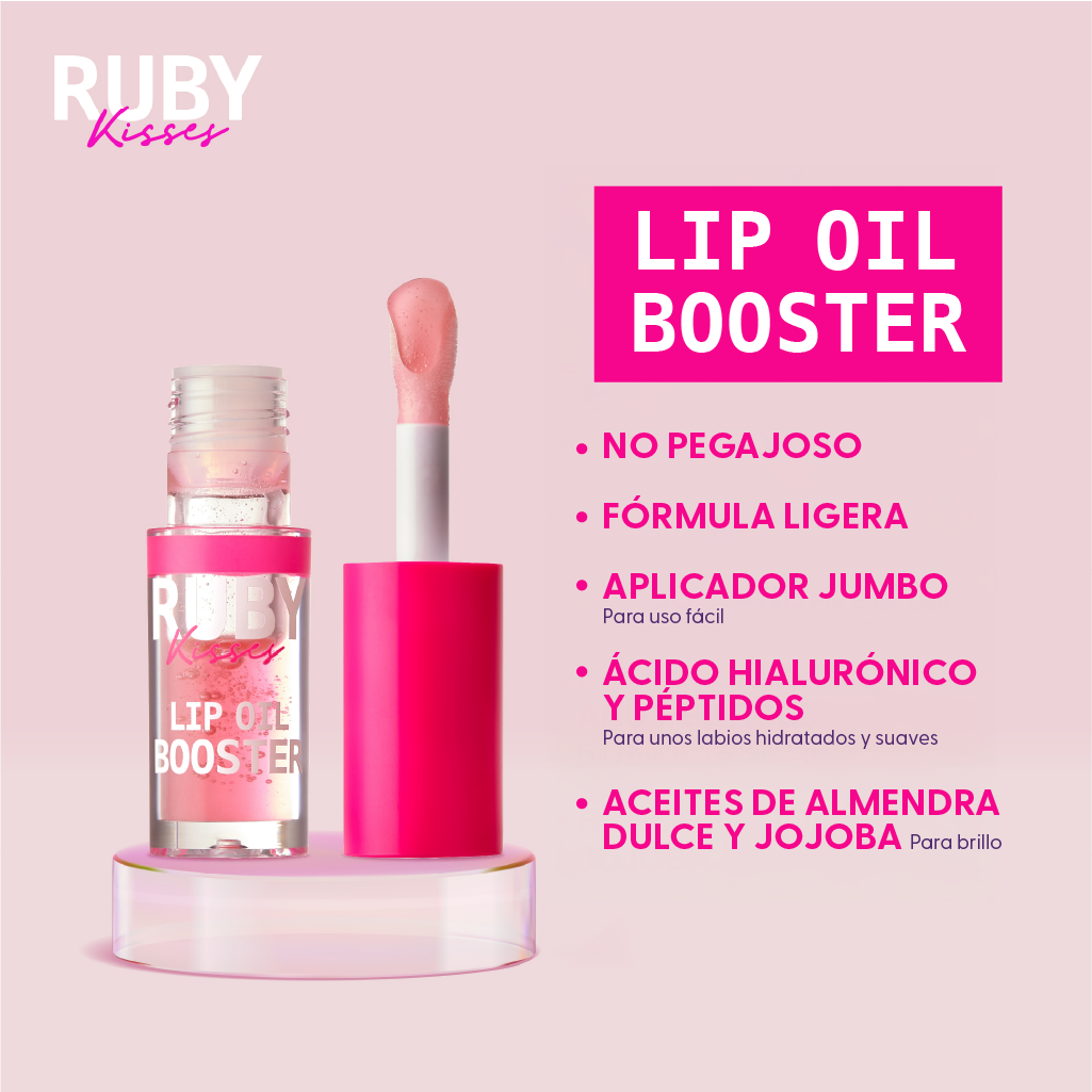 Ruby Kisses Lip Oil Booster - Soft Pink