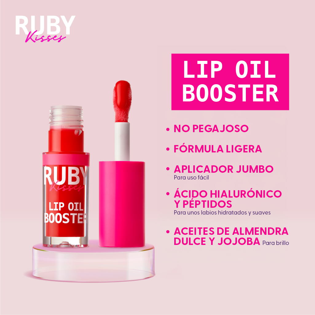 Ruby Kisses Lip Oil Booster - Hot Cherry