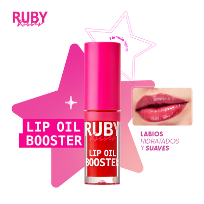 Ruby Kisses Lip Oil Booster - Hot Cherry